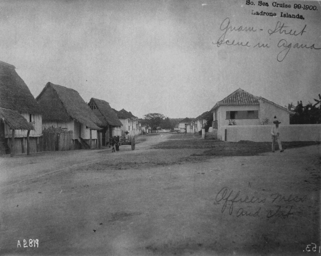 South Sea cruise 99-1900, Ladrone Islands, Guam, streetscene in Agana