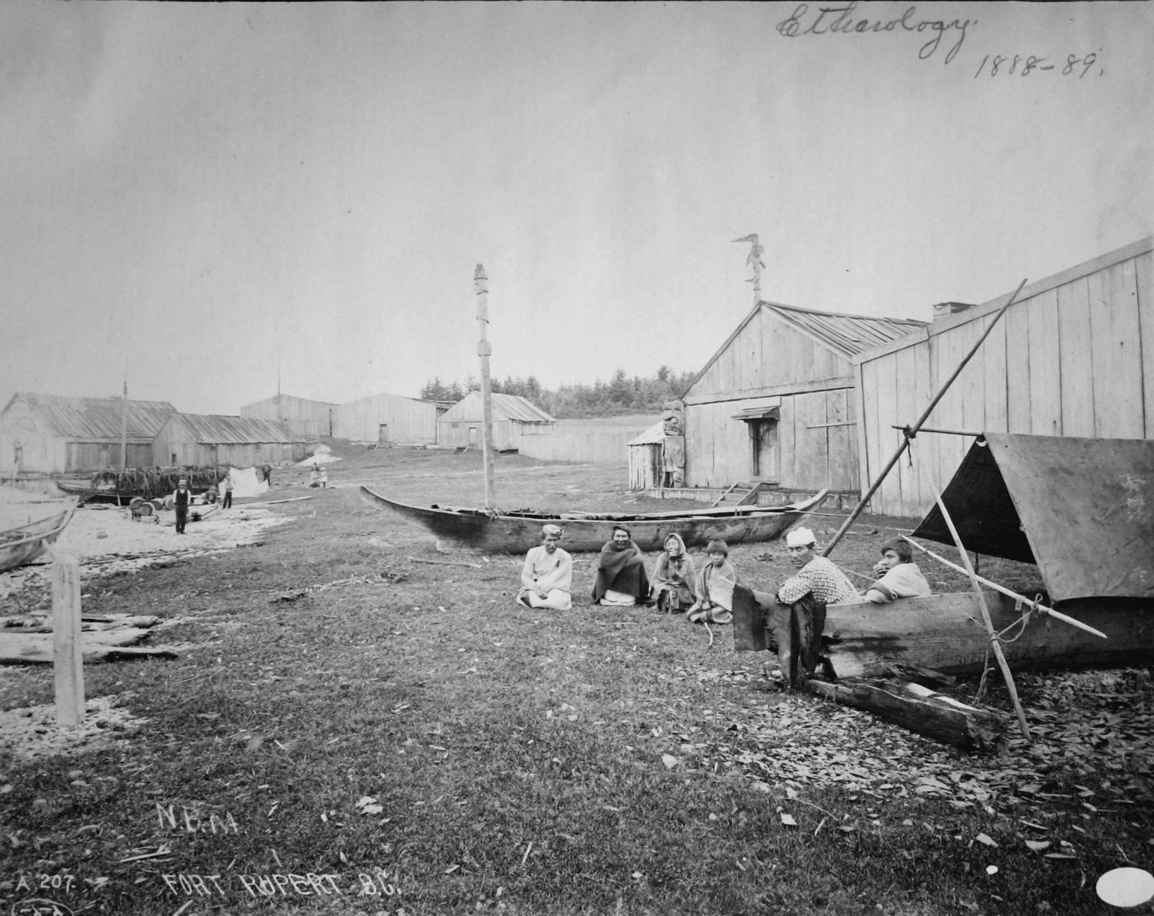 Fort Rupert, BC, ethnology, 1888-89