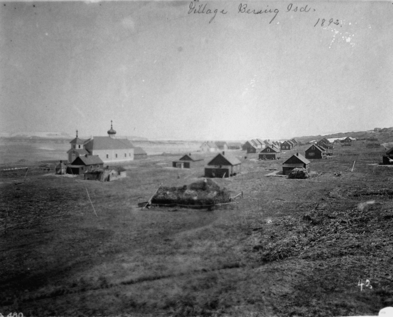 Village, Bering Island, 1892