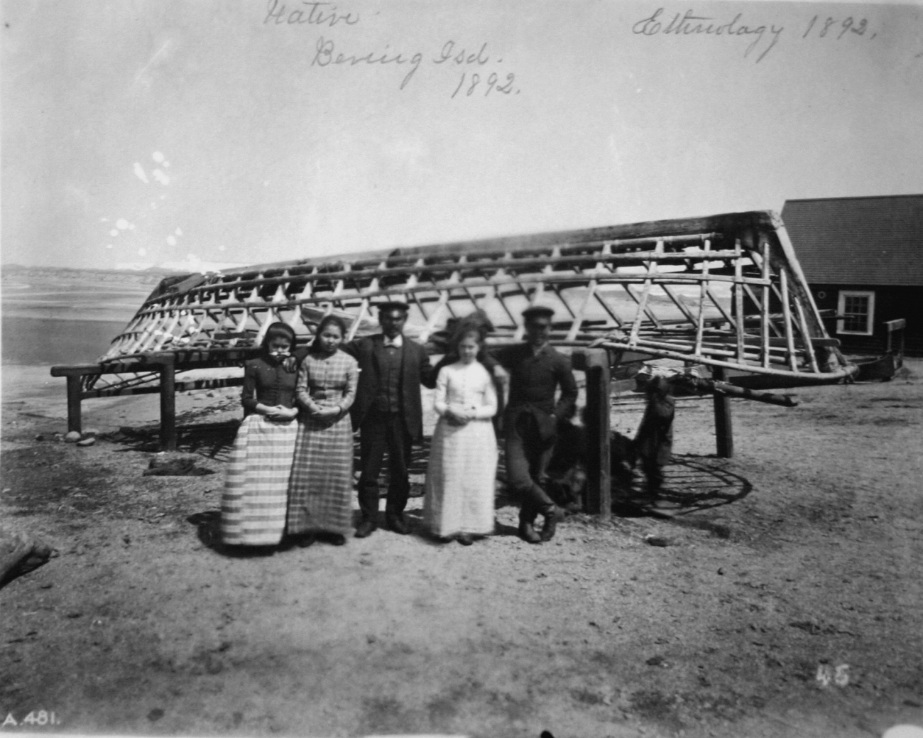 Natives, Bering Island, 1892
