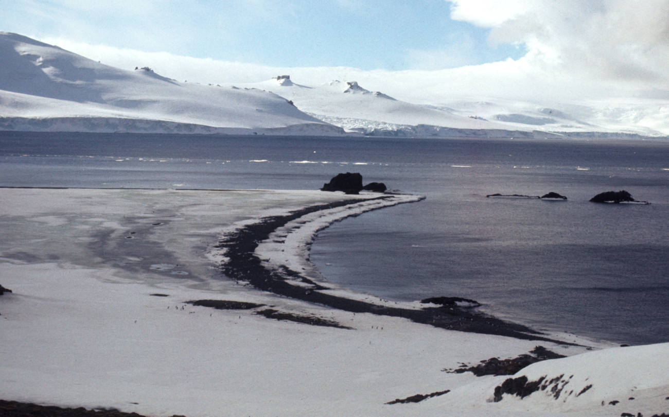 The north shore of King George Island in 1976