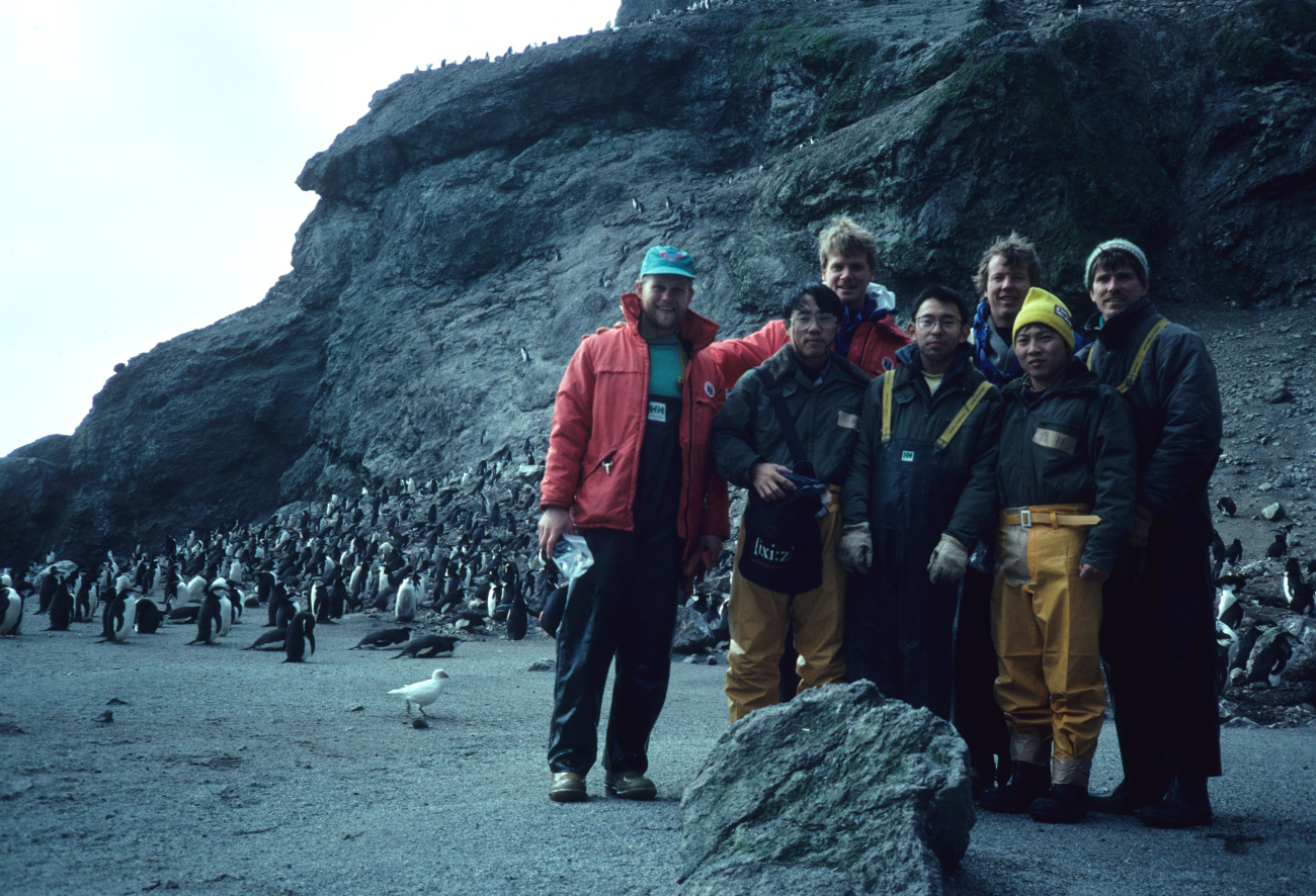 The Seal Island research team, with Dr
