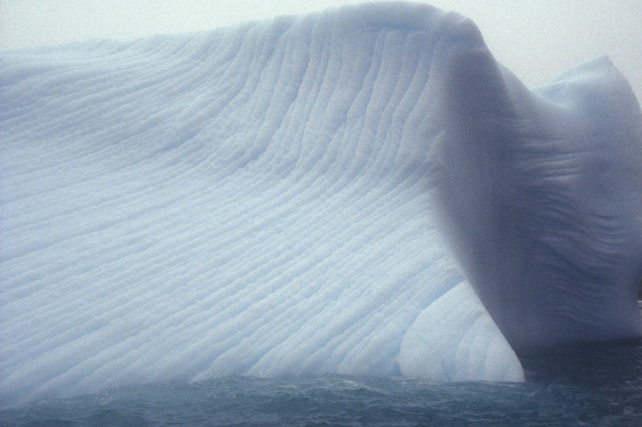 Striated iceberg, South Shetland Islands