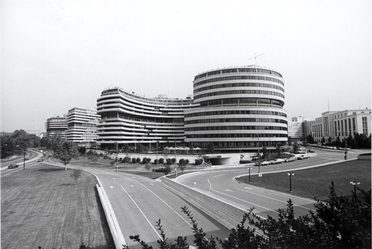 The Watergate complex prior to achieving lasting infamy