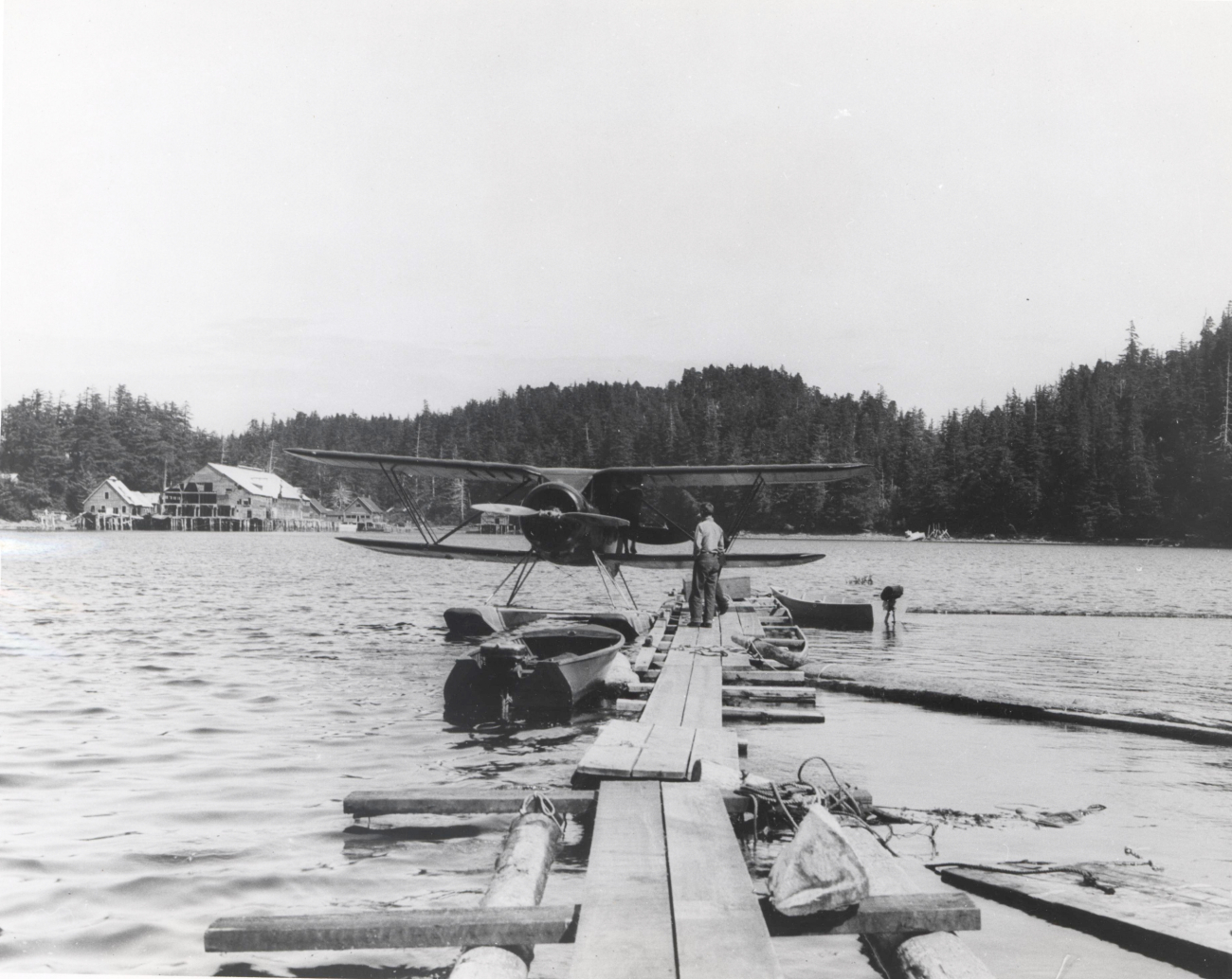 Airplane used by Fish and Wildlife Service in Alaska