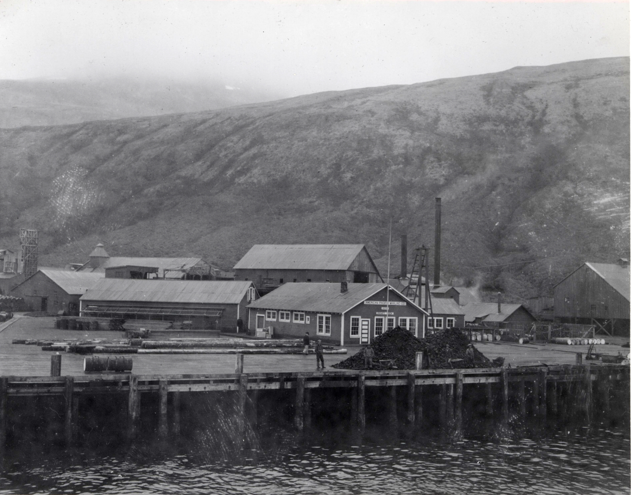 The American Pacific Whaling Company facilities at Akutan