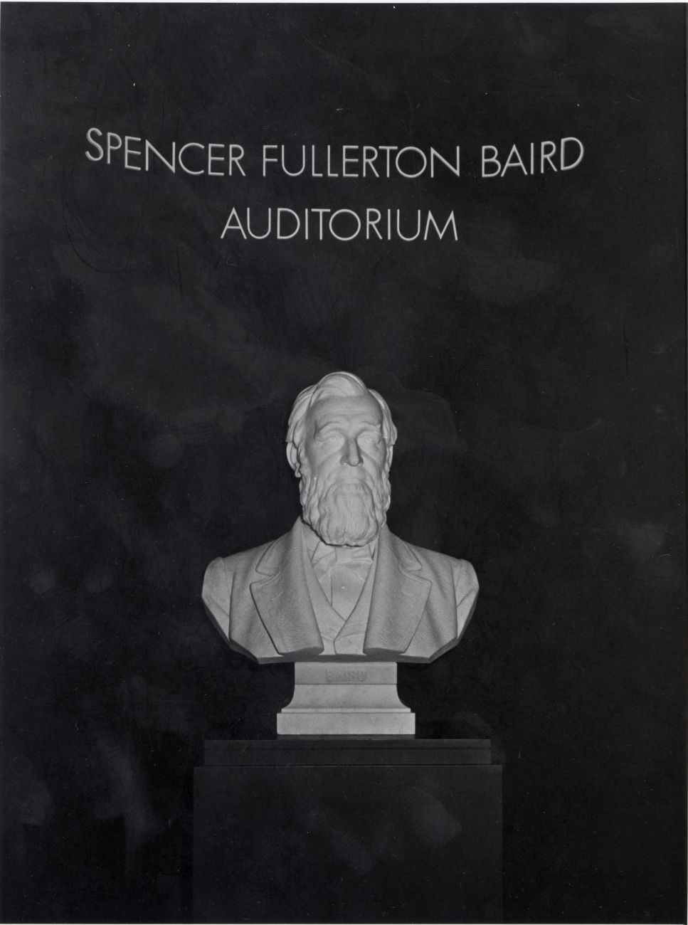 Statue of Spencer Fullerton Baird at the Smithsonian Institution NationalMuseum of Natural History