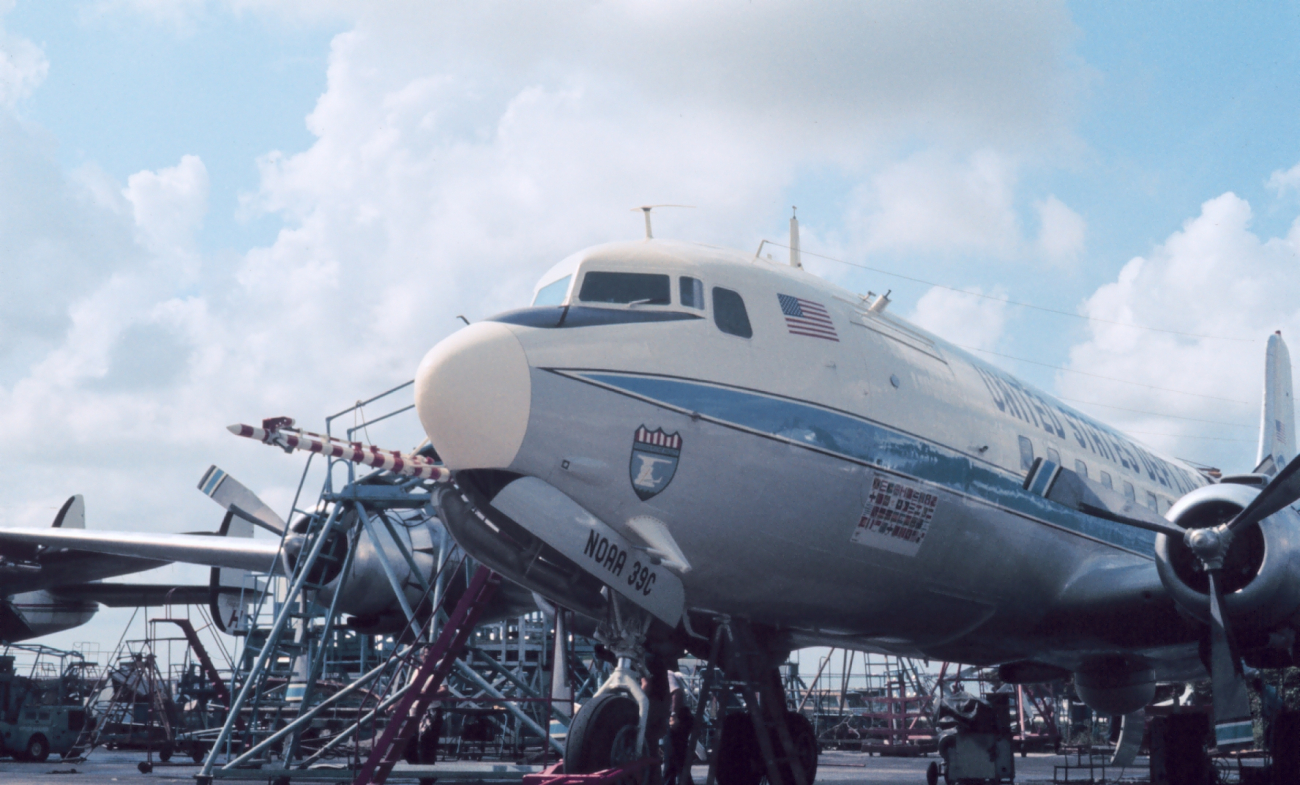 NOAA DC-6 39C with NOAA designator
