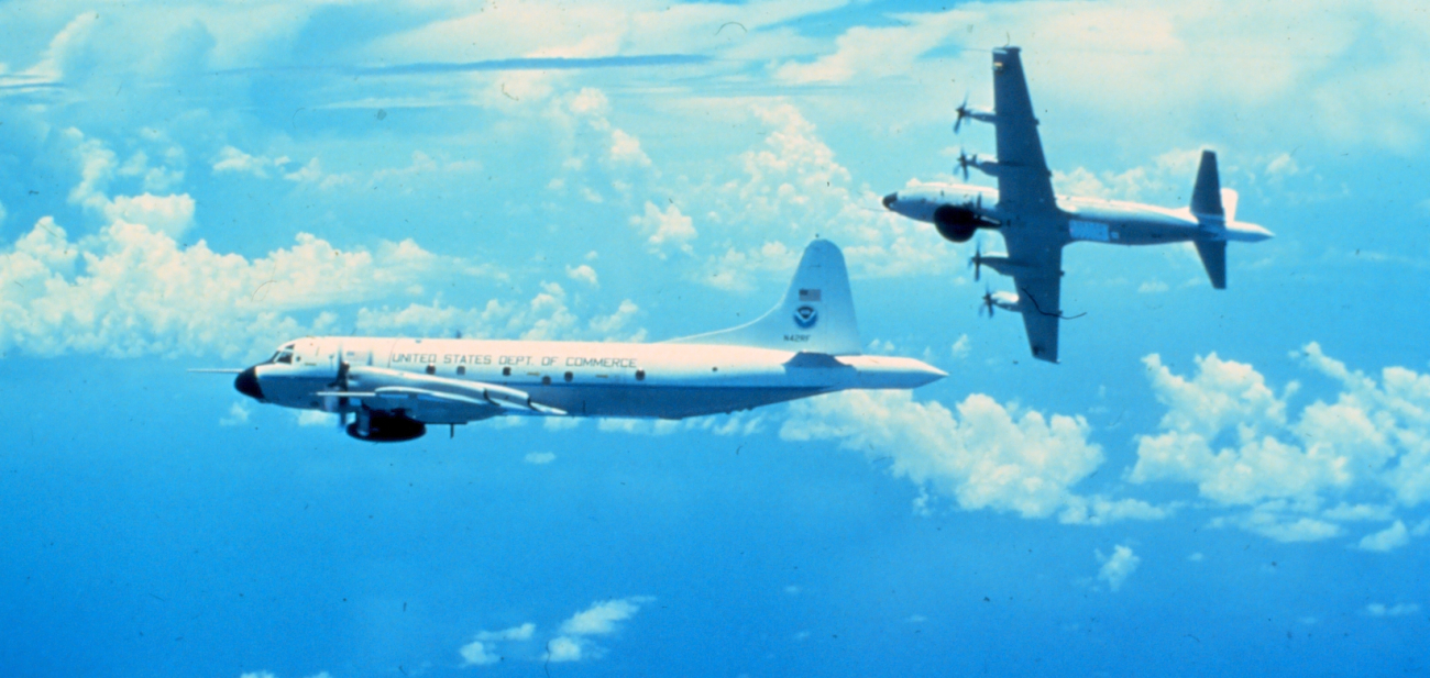 Both NOAA P-3's in flight