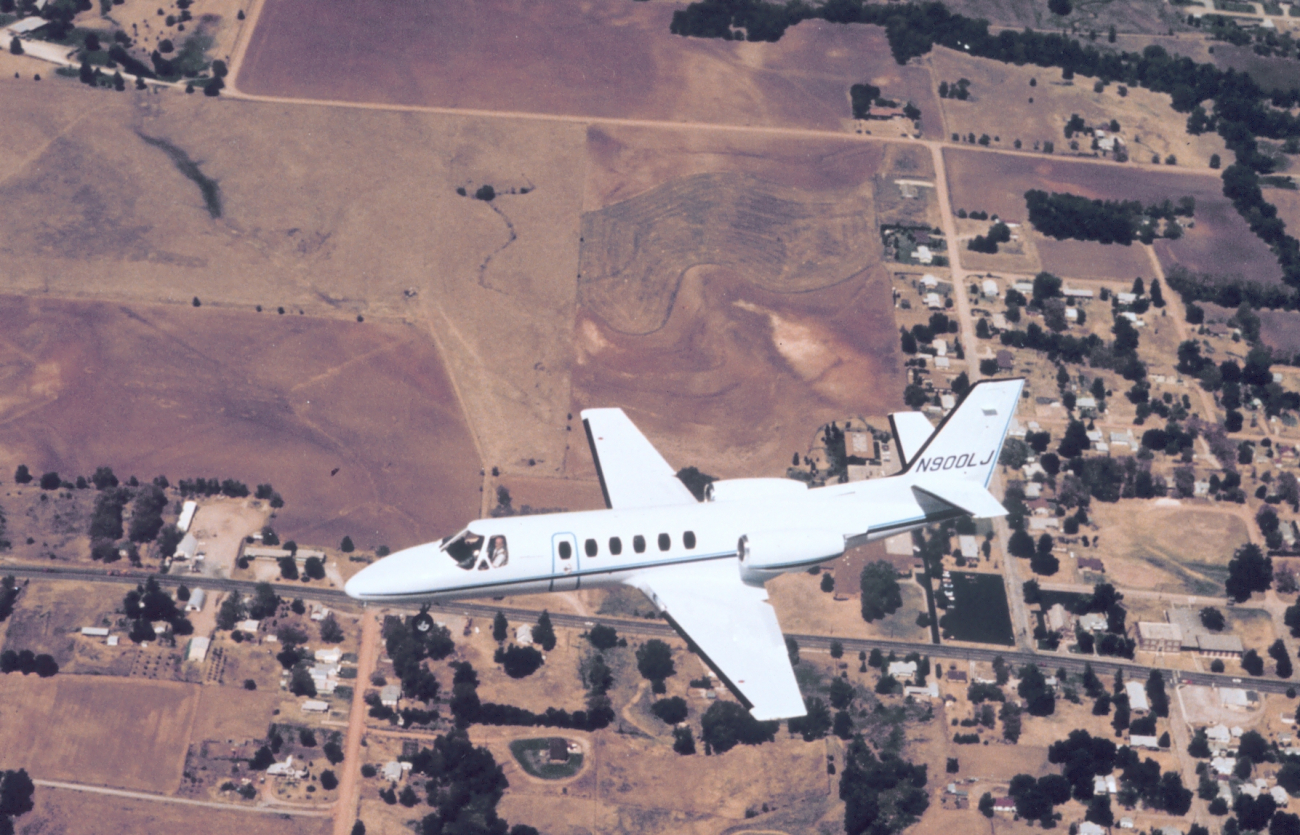 NOAA Cessna 550 Citation II used for photogrammetric and remote sensing