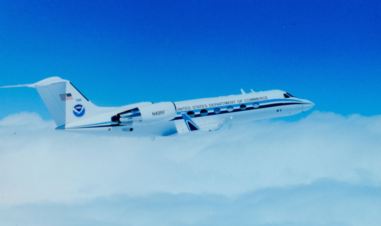 NOAA Gulfstream IV N49RF used for atmospheric research