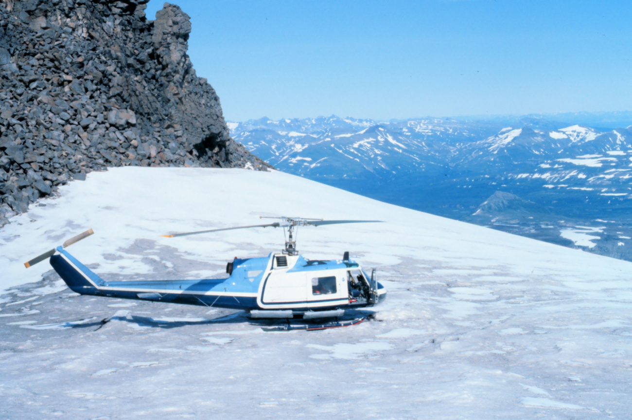 Bell UH-1M supporting petrologic studies by University of Alaska for OCSEAP