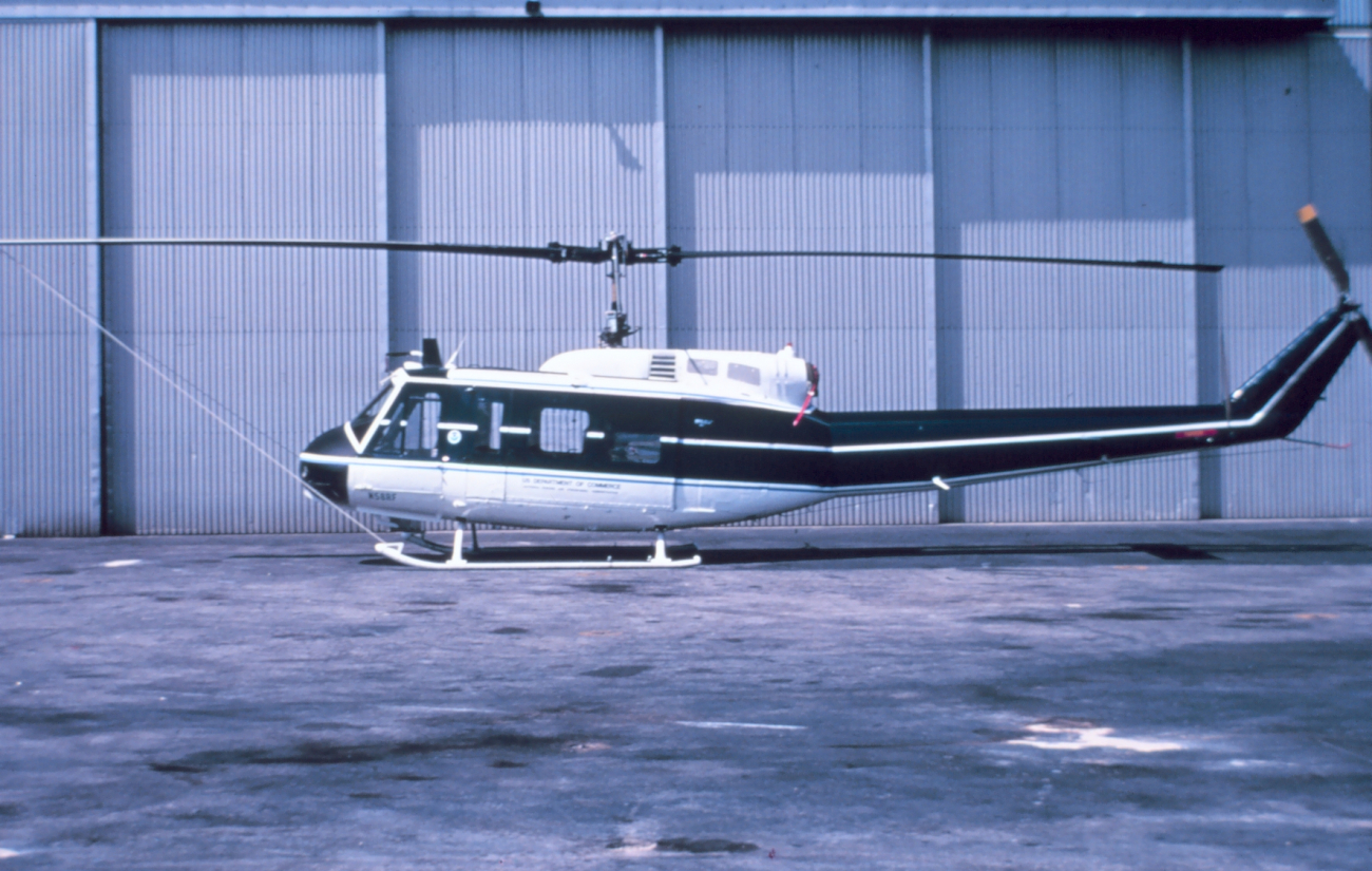 NOAA N58RF helicopter on ground
