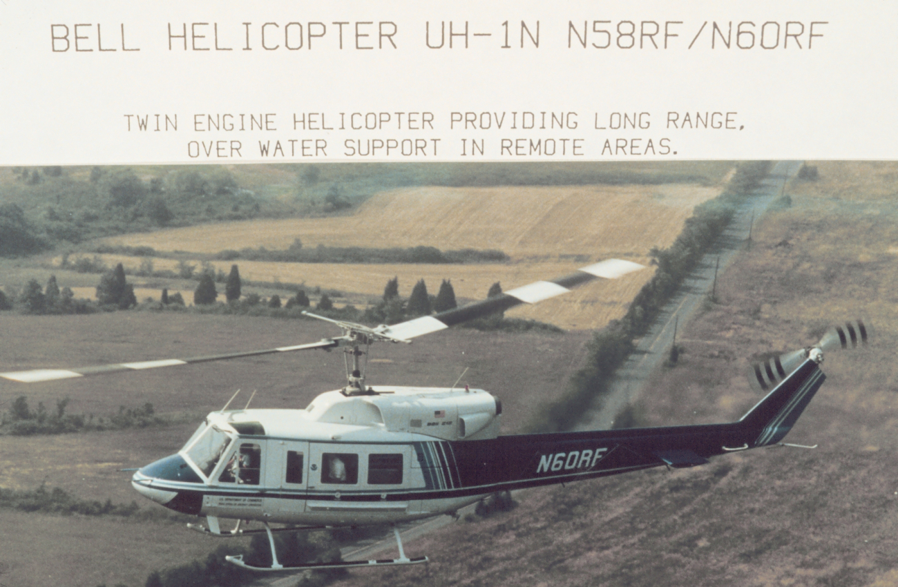 NOAA Bell UH-1N helicopters