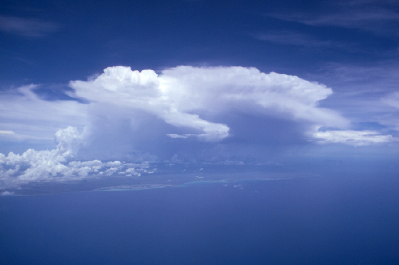 Cumulonimbus cloud observed over Bahama Islands during Project Cloudline