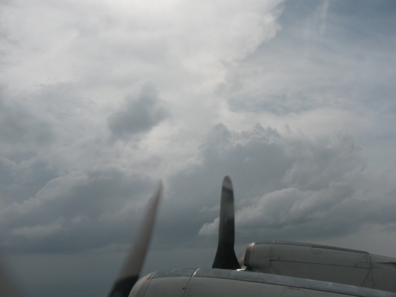Clouds on the outskirts of Hurricane Ike, seen while leaving MacDill AFB