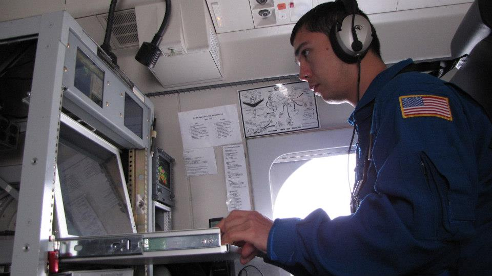 Flight Meteorologist Ian Sears on the NOAA Gulfstream IV