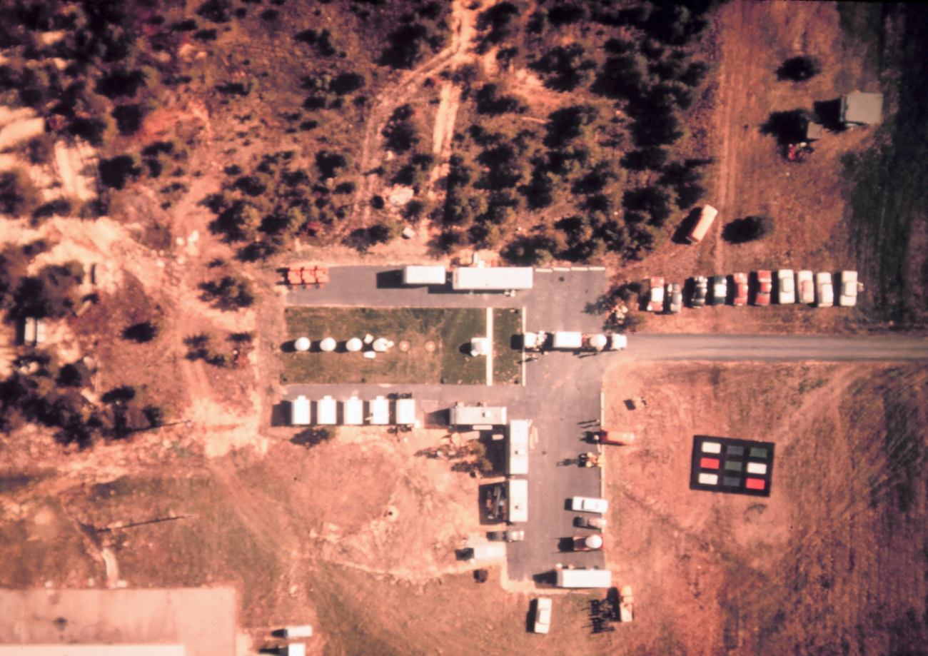 Aerial view of BC4 support facility at Beltsville