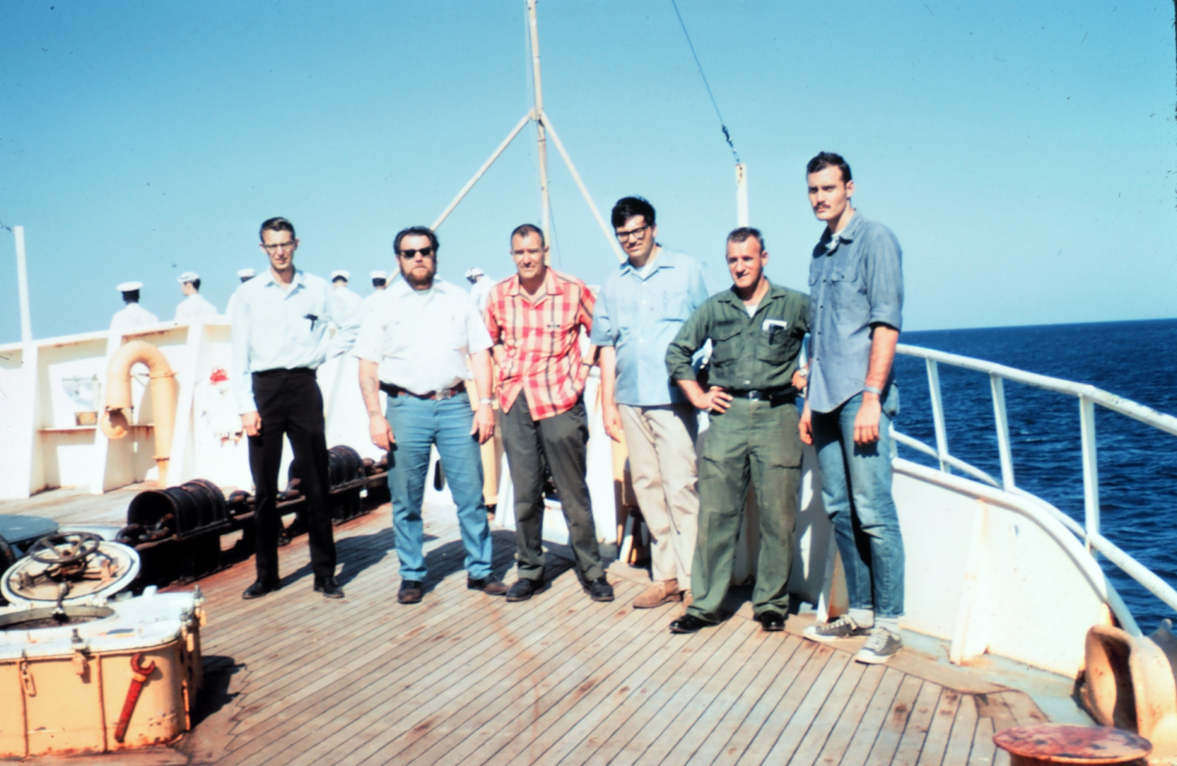Station Number 044 - Defense Mapping Agency BC4 team including Allan Joll onleft, Ben Roth, fourth from left