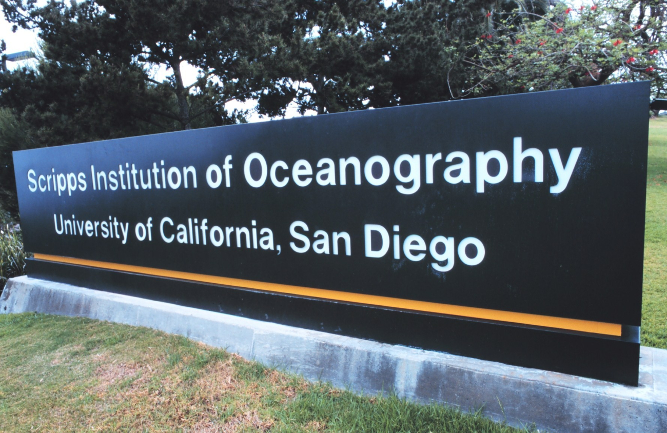 The entrance to Scripps Institution of Oceanography