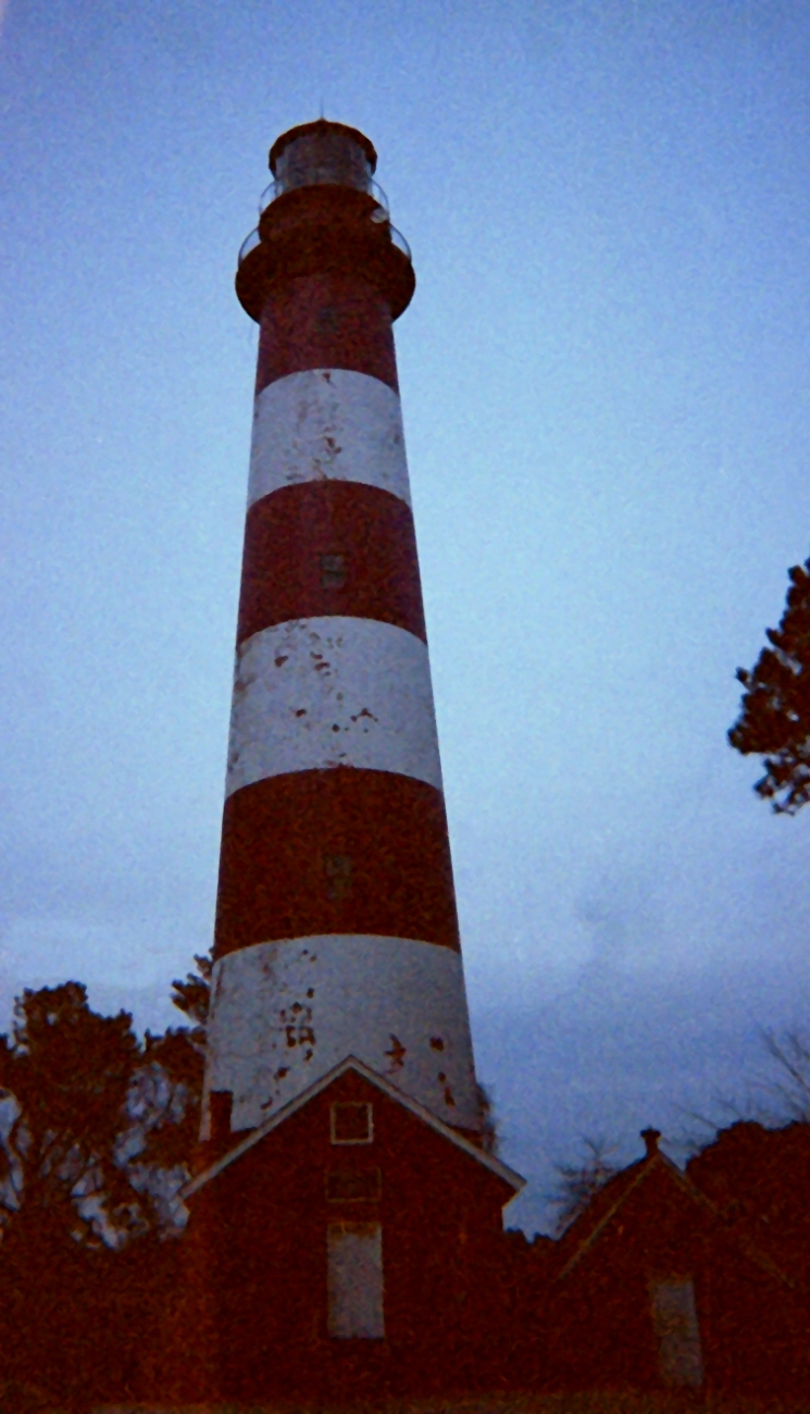 Assateague Lighthouse at dusk
