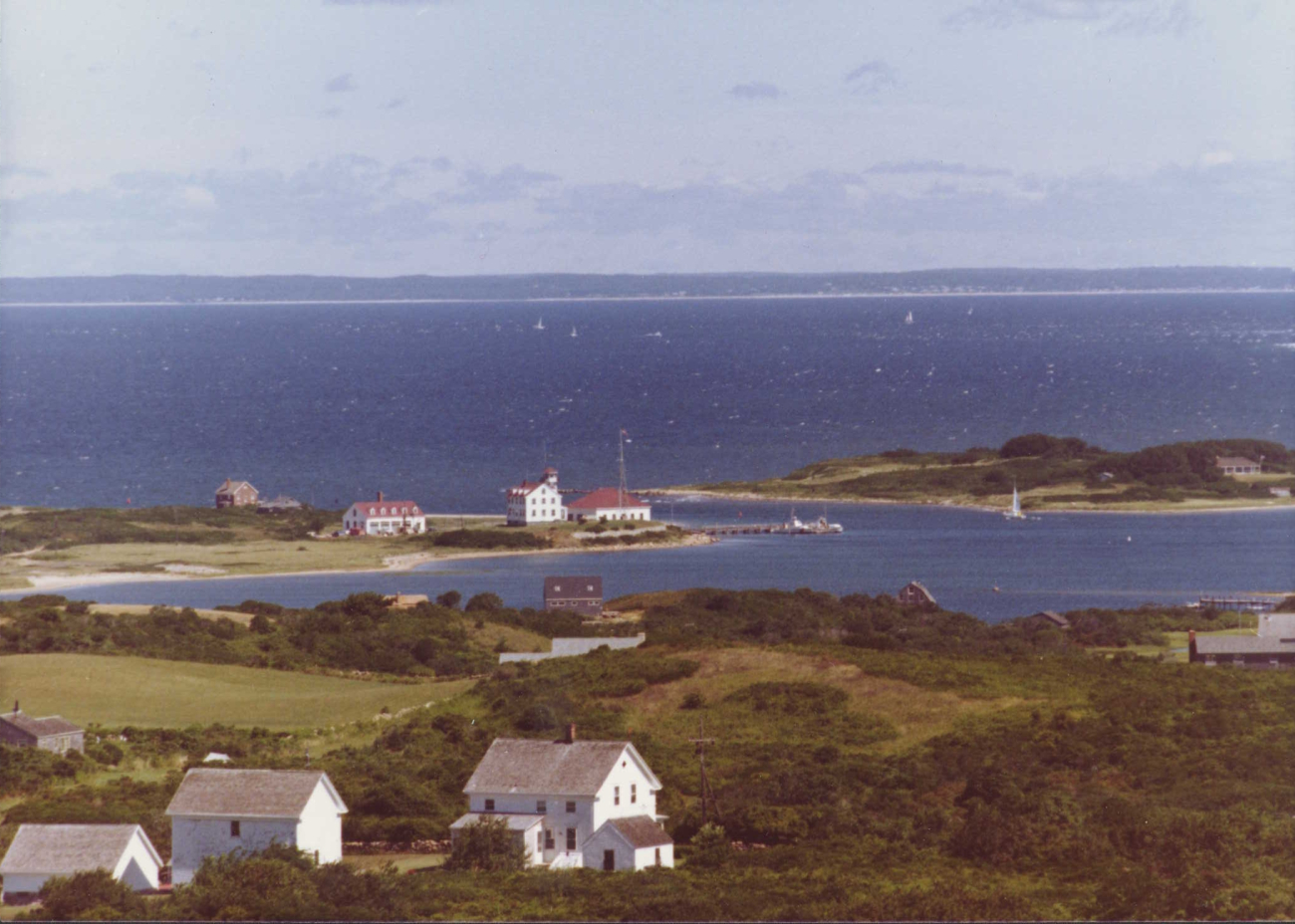 Long Island Sound from the old Weather Bureau building on Block Island