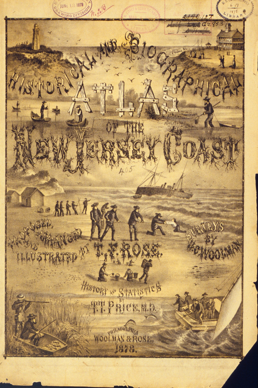 Cover of Historical and Biographical Atlas of the New Jersey Coast
