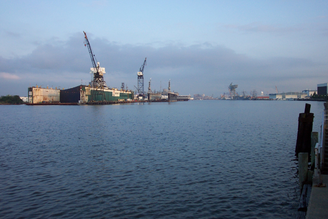 Shipyards on the Elizabeth River, Norfolk