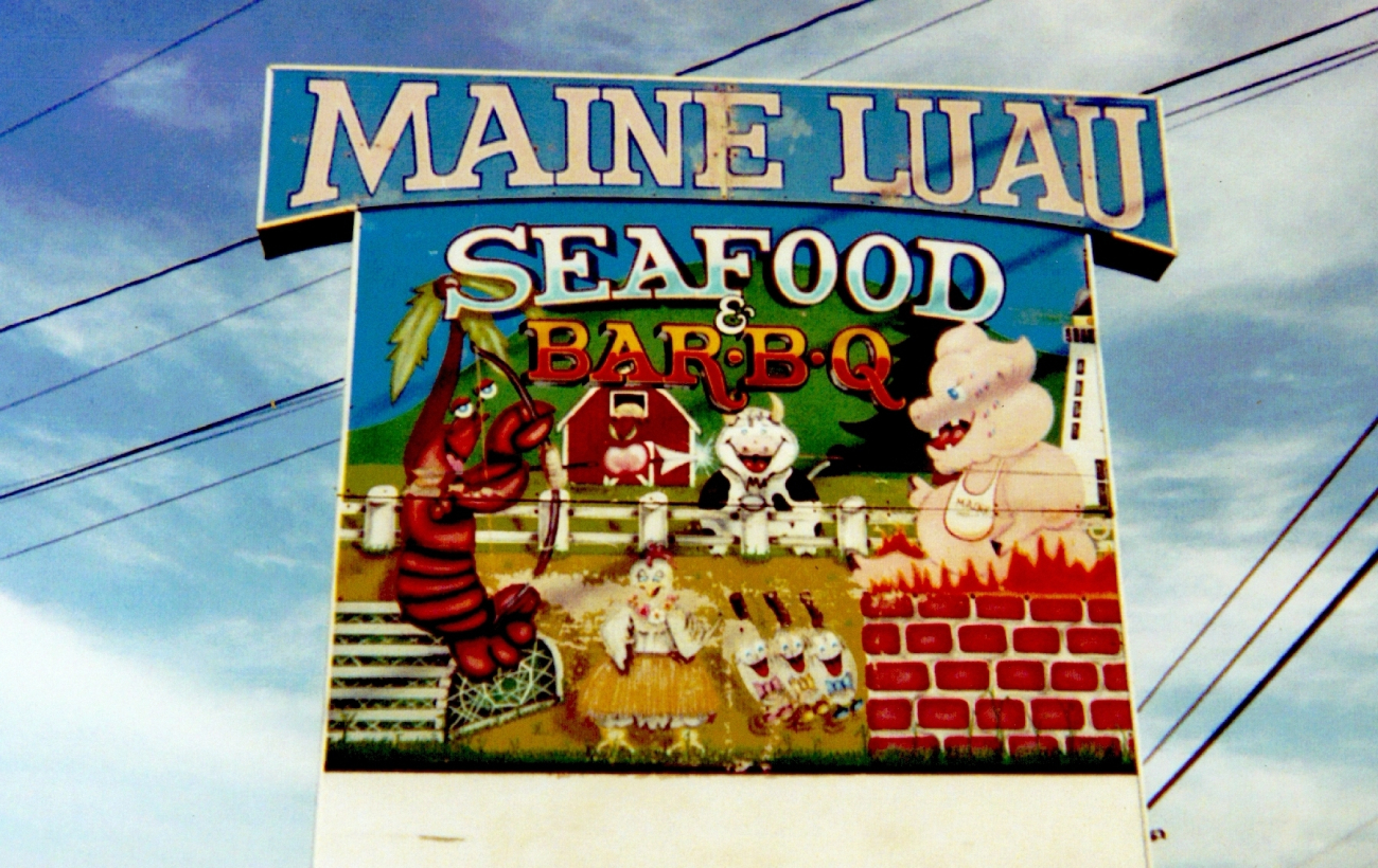 Can't afford Hawaii?  Try the Maine Luau Seafood and Bar-B-Q