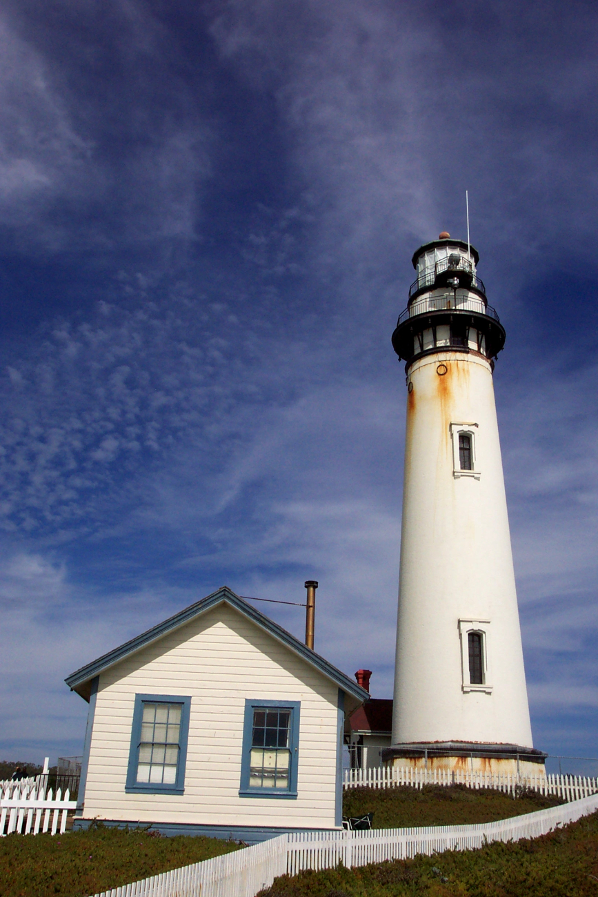 Pigeon Point Lighthouse, 27 miles north of Santa Cruz along Highway 1