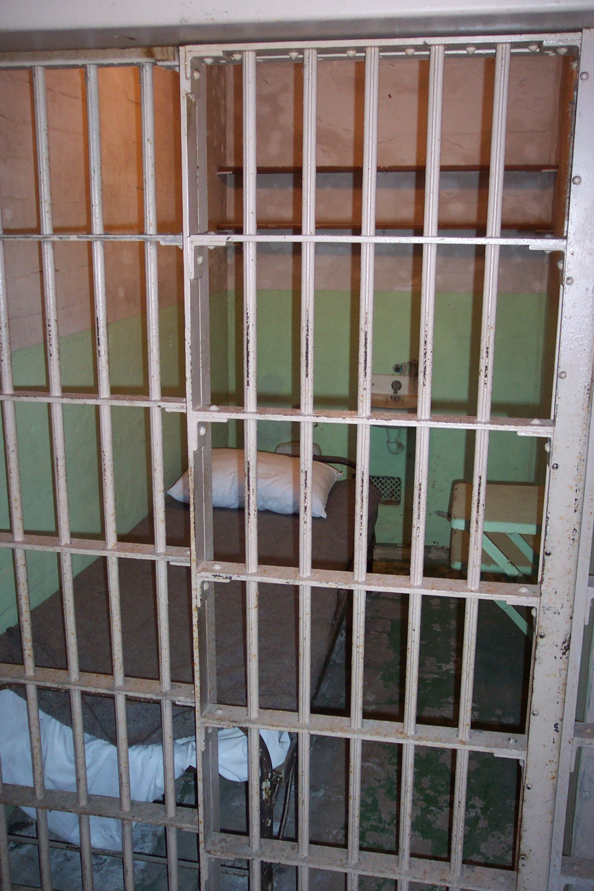 A prisoner's cell at Alcatraz
