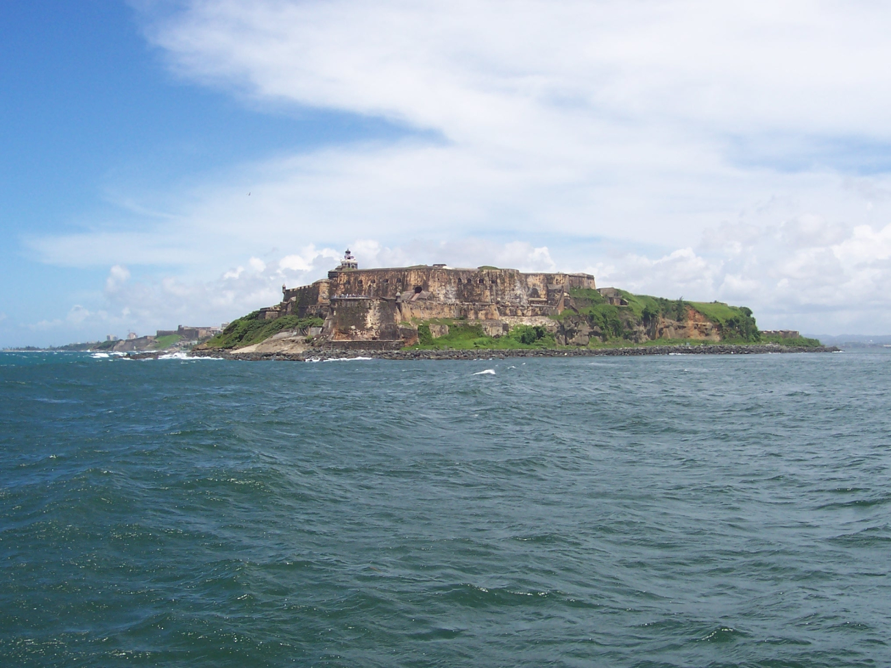 El Moro Castle guarding the entrance to San Juan Harbor