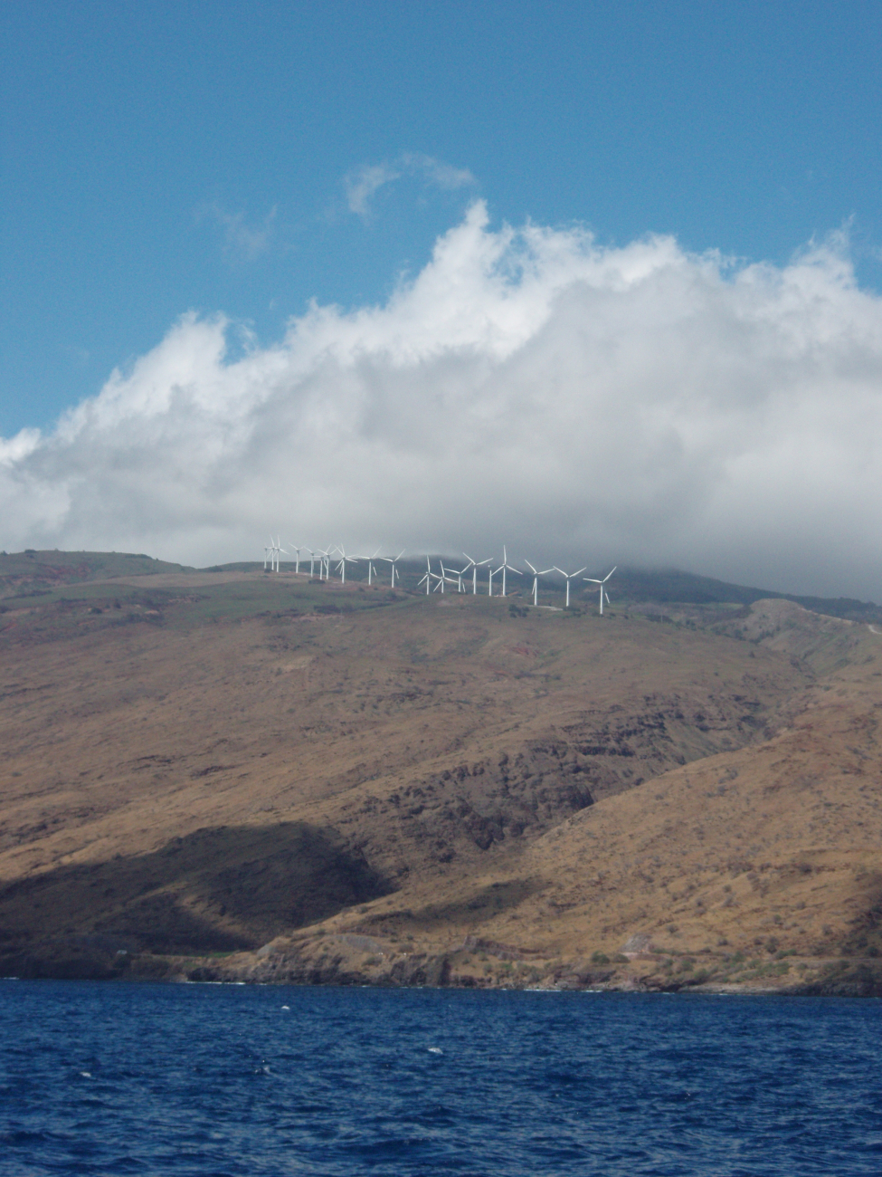 Kaheawa wind energy site on the west end of Maui