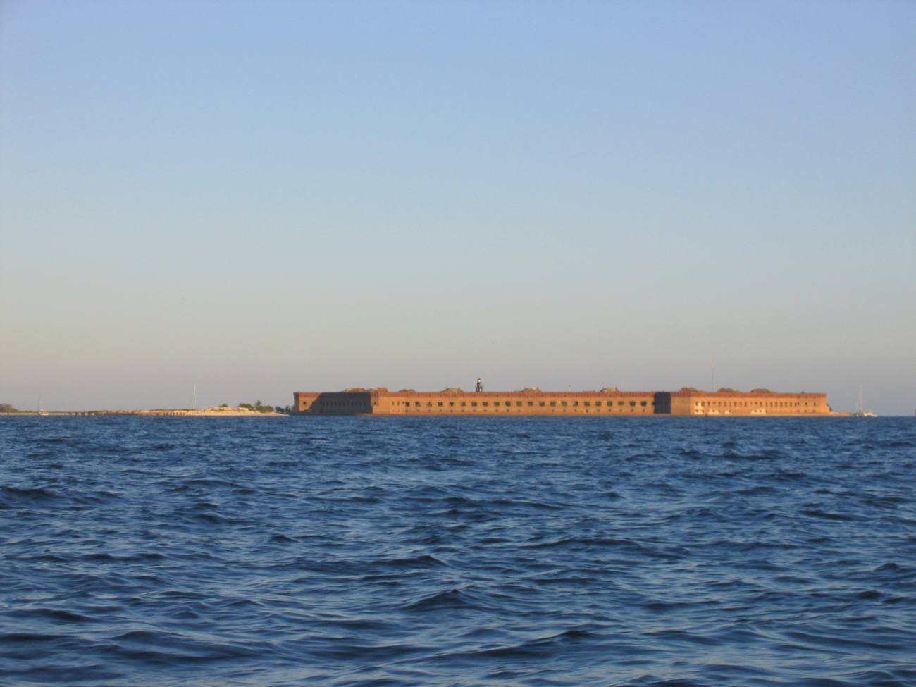Fort Jefferson from offshore