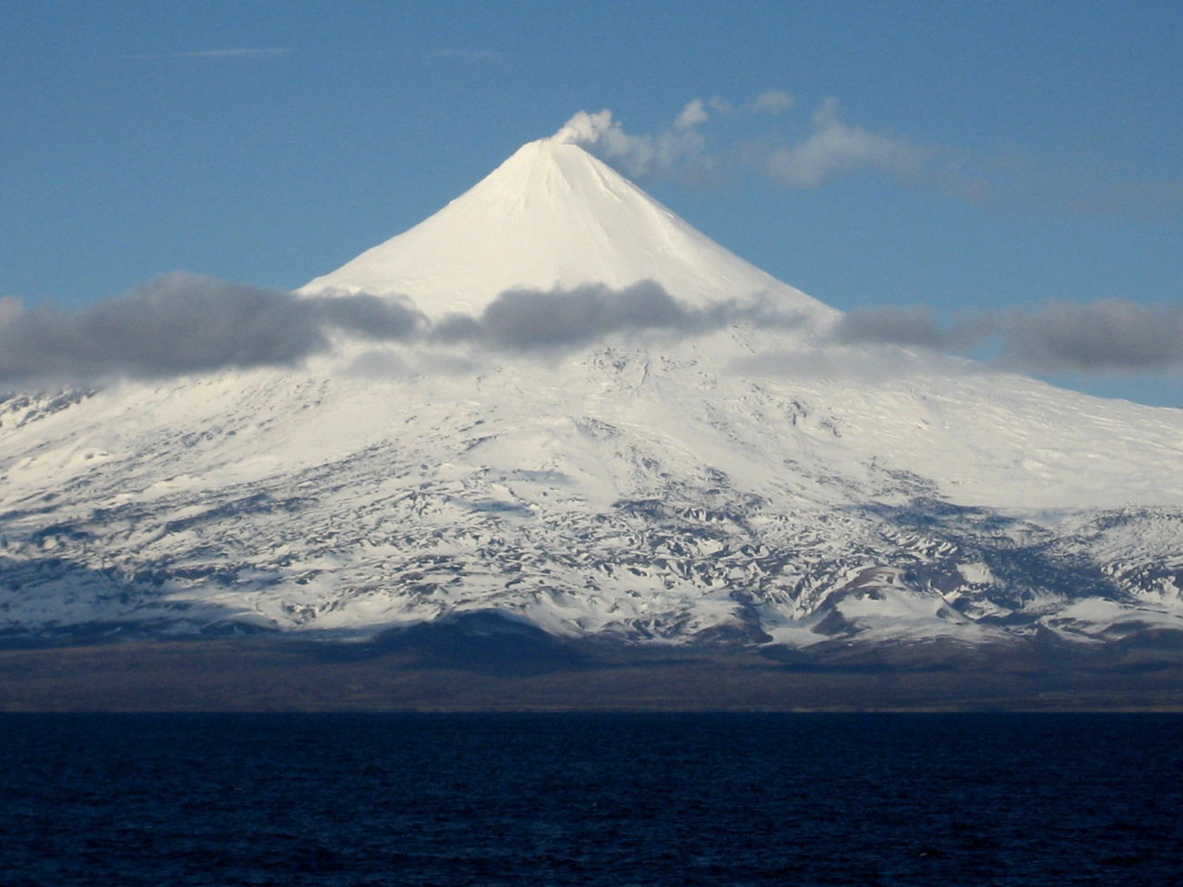 Shishaldin Volcano, one of the great navigationallandmarks of Alaska
