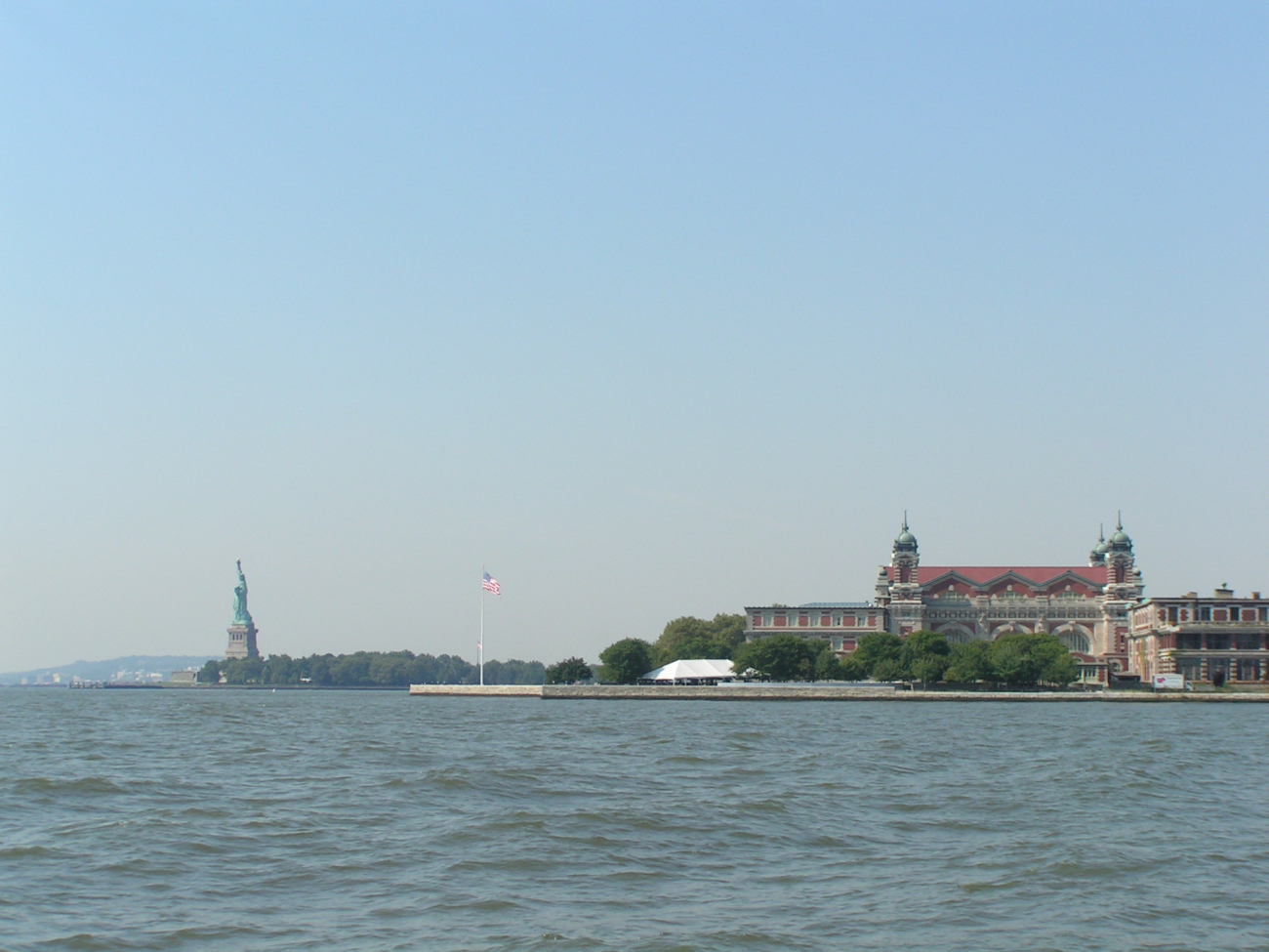 Ellis Island and the Statue of Liberty