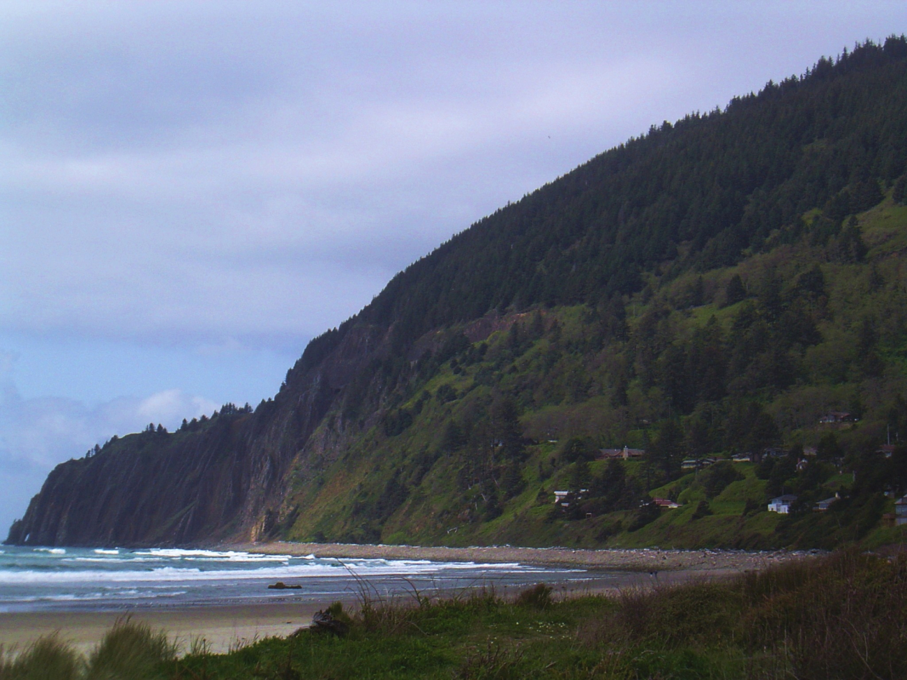 Headland along the northern Oregon coast