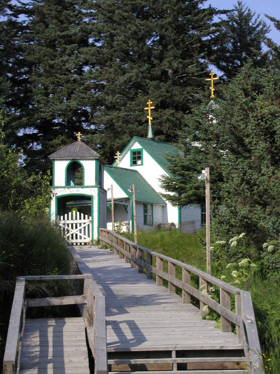 The Russian Orthodox Church on Spruce Island