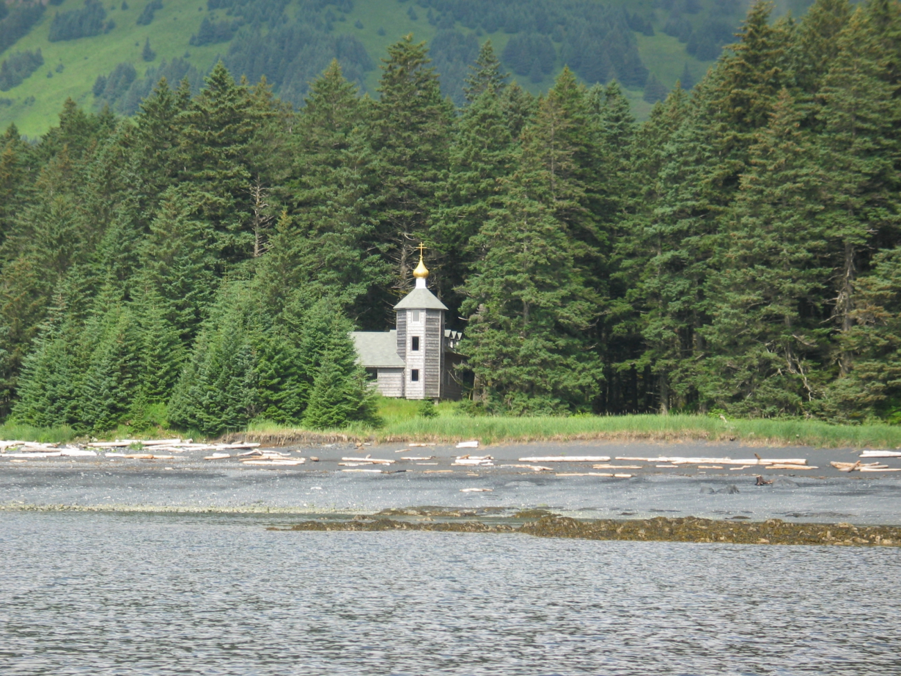 Russian Orthodox Church shrine ? at Monk's Lagoon