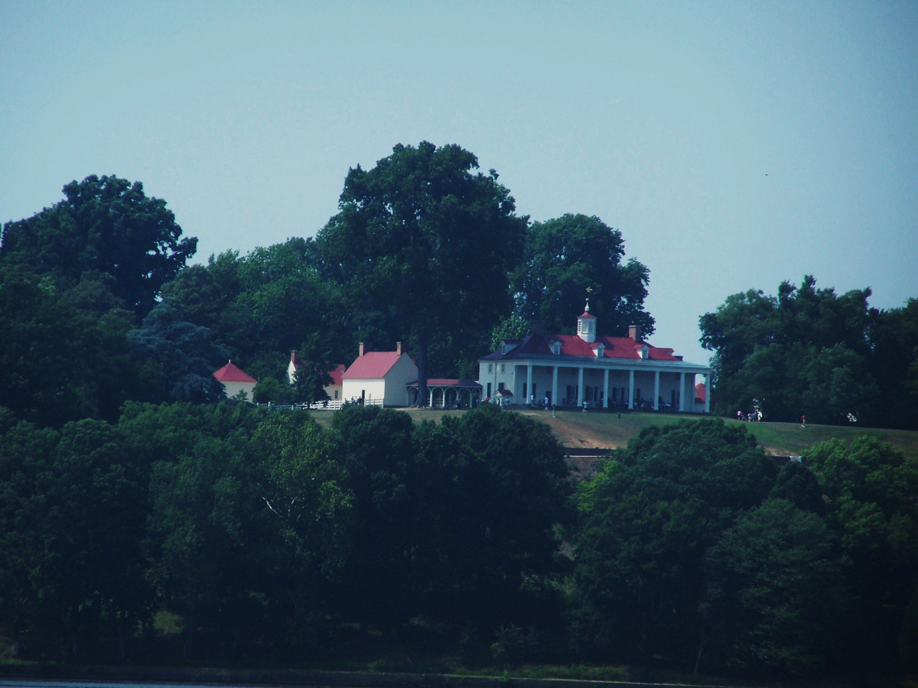 Mount Vernon as seen from the Potomac River