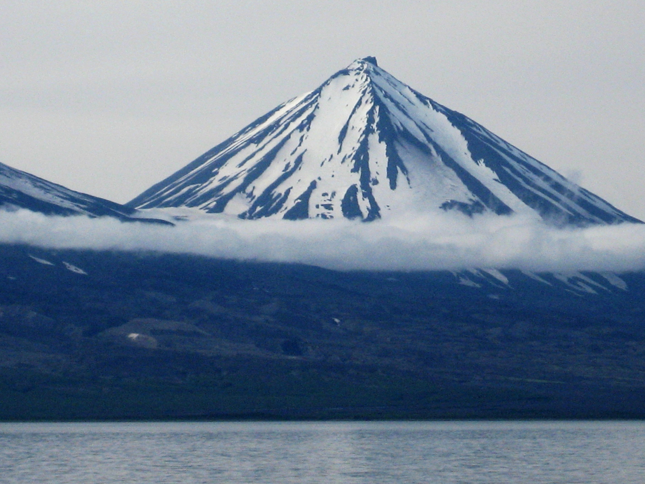 Pavlof Sister Volcano as seen from the Cold Bay area