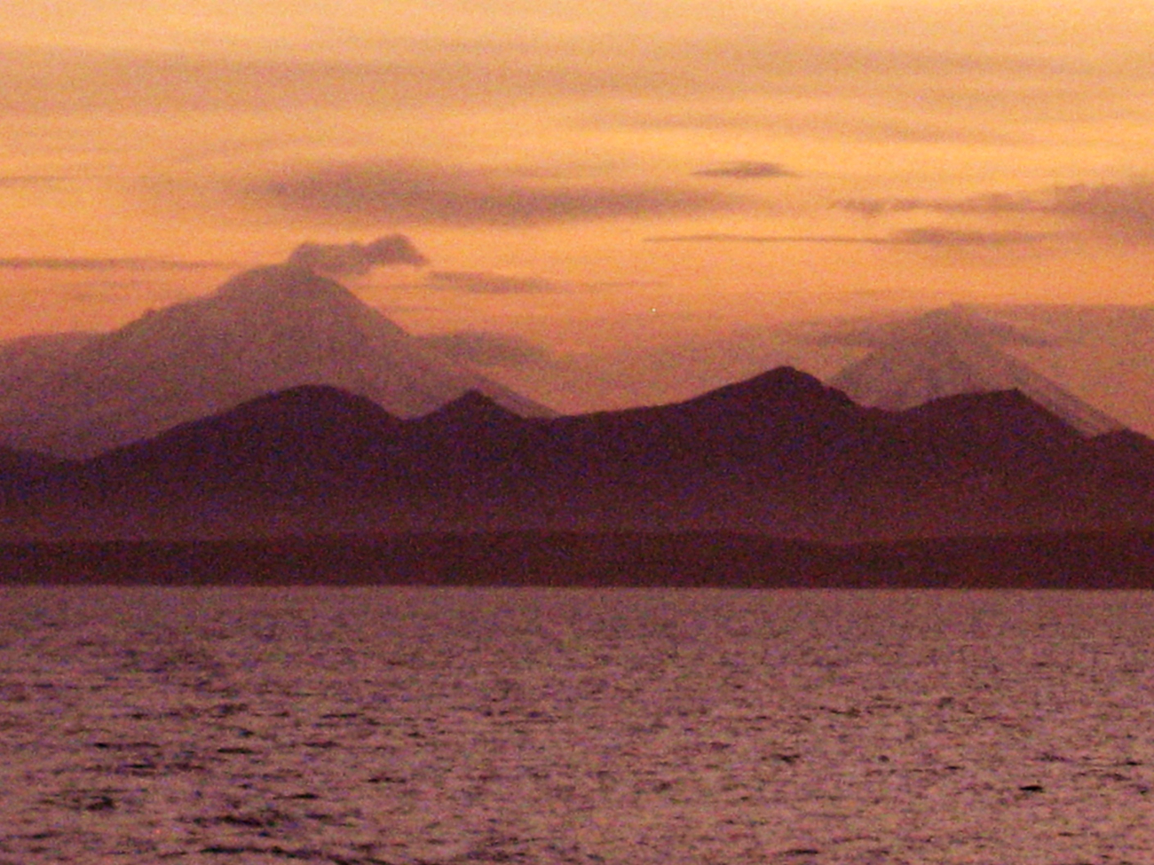 Alaska Peninsula sunset