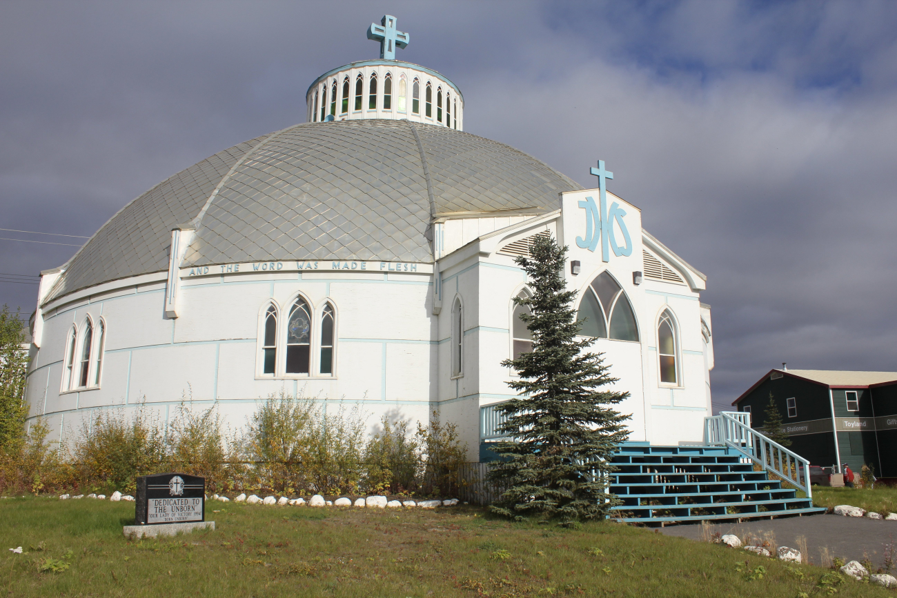The Catholic Church at Inuvik, known as the Igloo Church