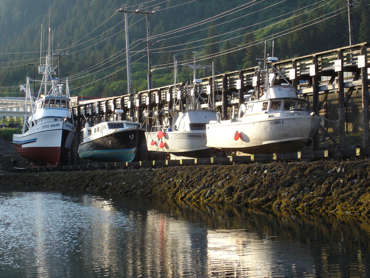 Fishing vessels on the ways at Juneau