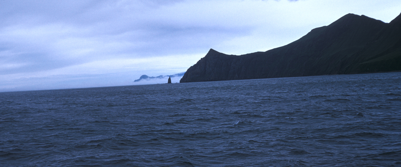 View of entrance to Dutch Harbor