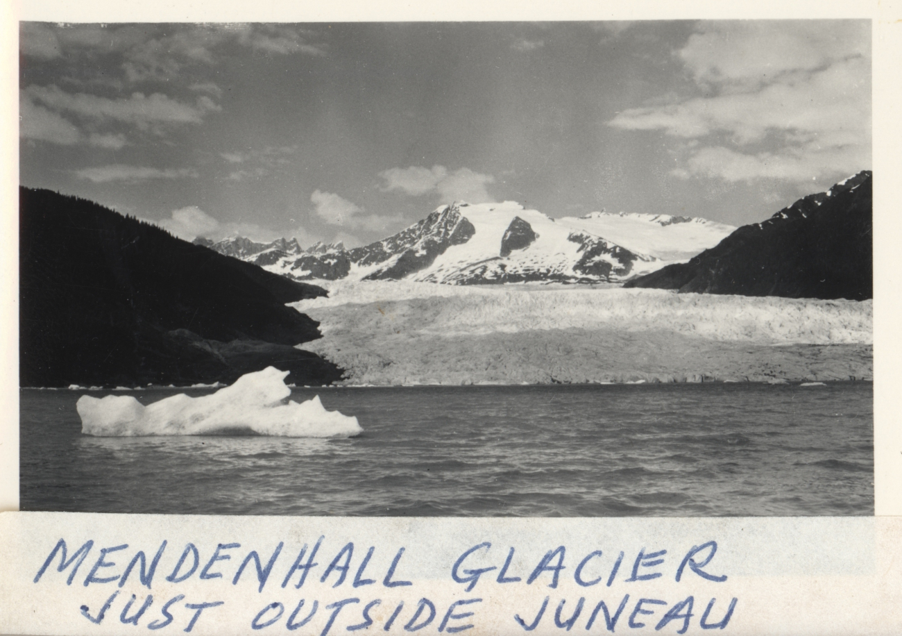 Mendenhall Glacier, just outside of Juneau at Auke Bay