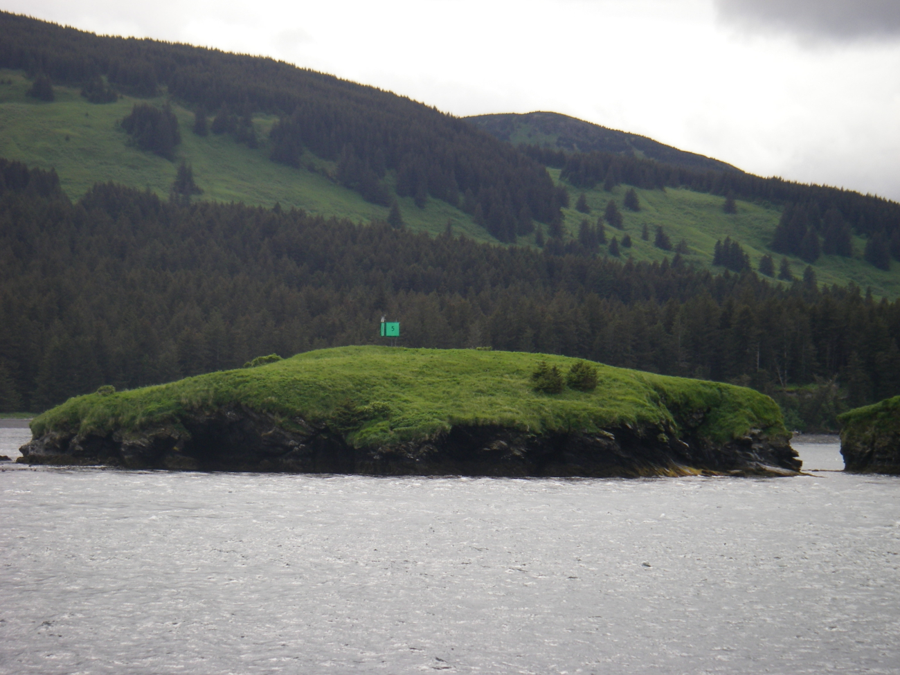 A navigation aid in Whale Pass