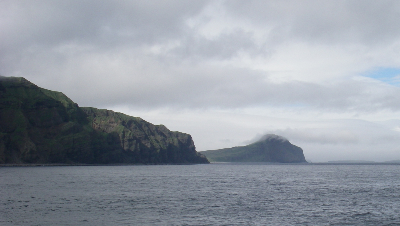 Headlands and a cove on Unimak Island