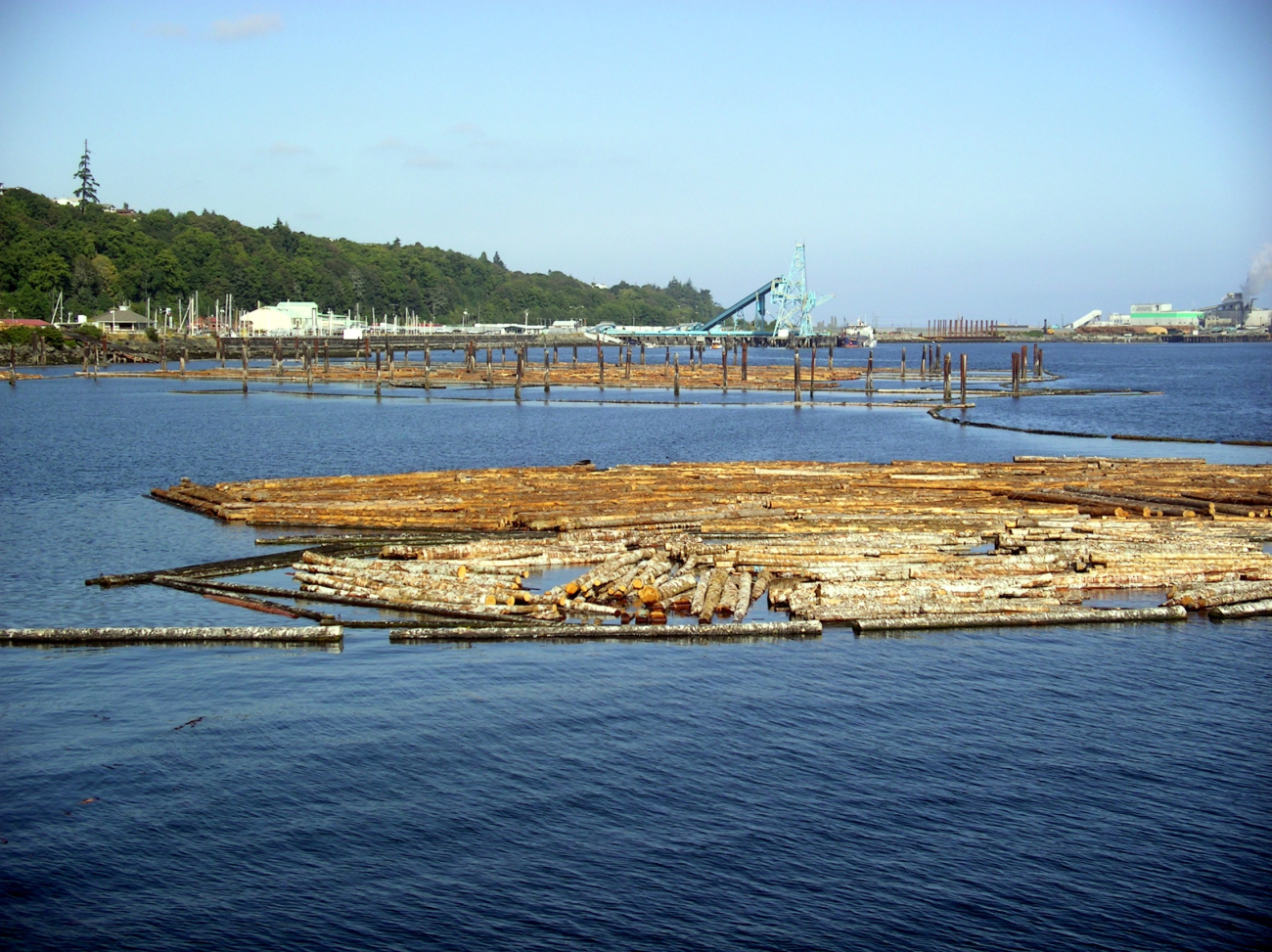 Lumber mill and paper mill at Port Angeles