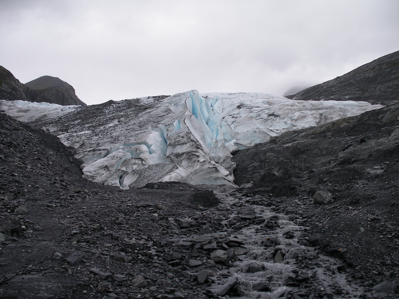 A view of Worthington Glacier